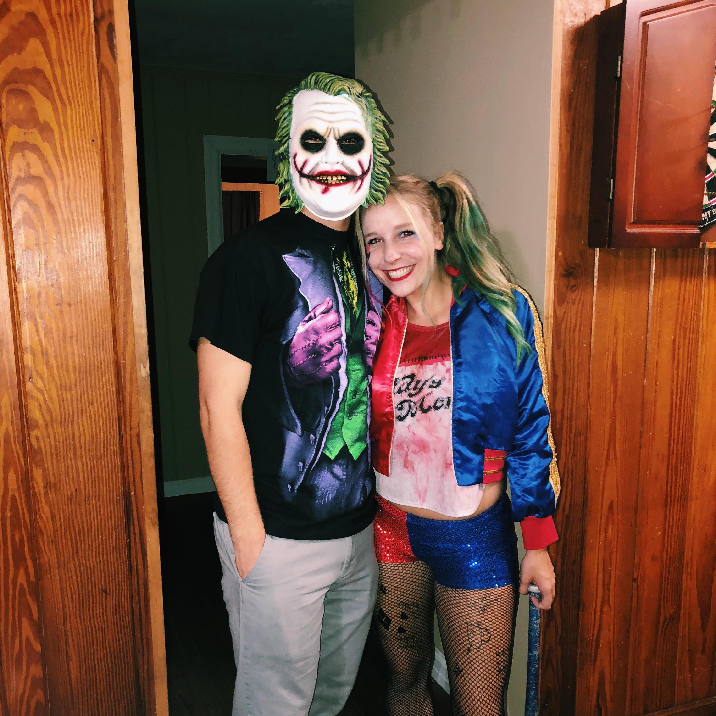 Harley & Joker for Halloween.