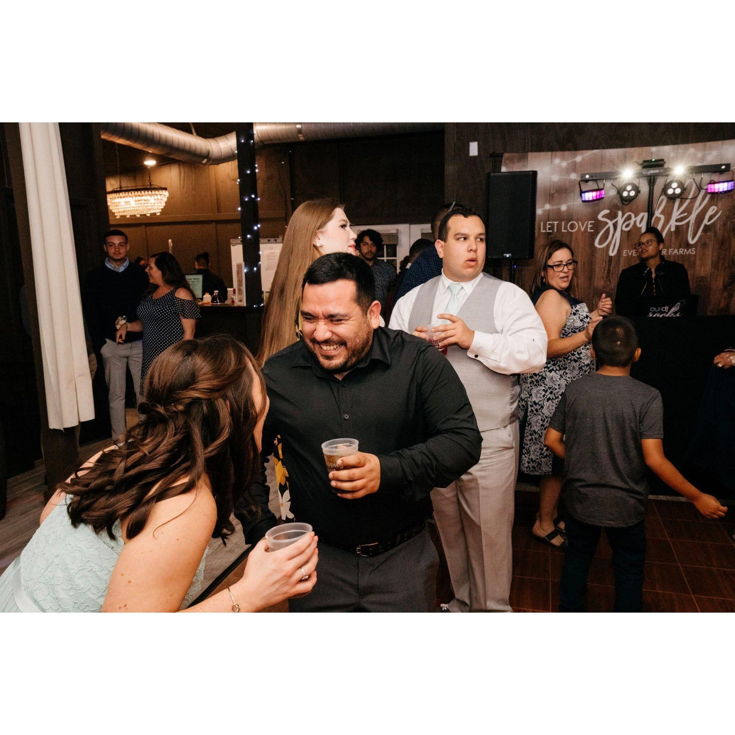 Celebrating Kierstyn and Gyno's wedding.