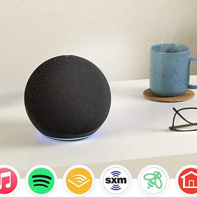 All-new Echo (4th Gen) | With premium sound, smart home hub, and Alexa | Charcoal