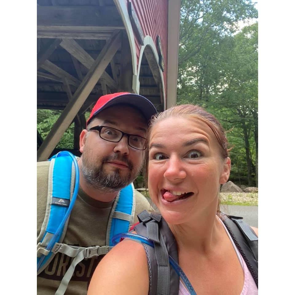 Our first vacation as a couple...Kelly's 37th birthday in Franconia Notch, NH.