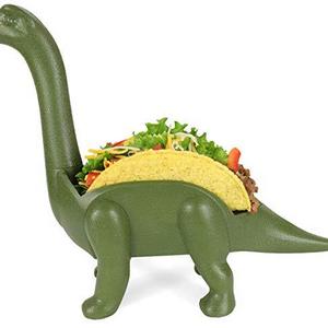 GrubKeepers Dinosaur Taco Holder - Ultrasaurus (Holds 2 Tacos!) - for Jurassic Taco Tuesdays and Dinosaur Parties - Perfect Gift for Taco Lovers - Perfect for Kids AND Adults