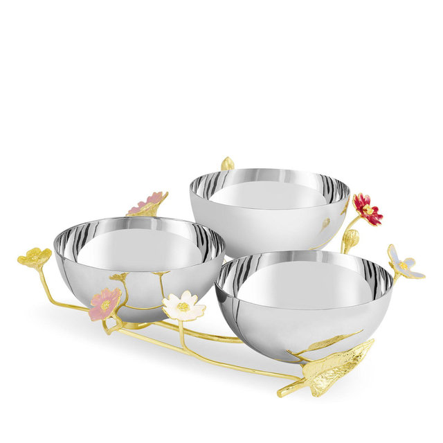 Michael Aram Wildflowers Triple Dish