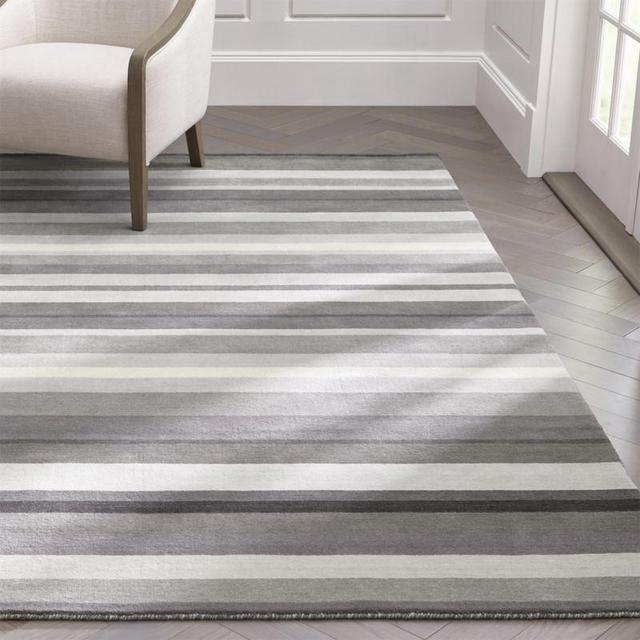Barnett Grey Wool Rug