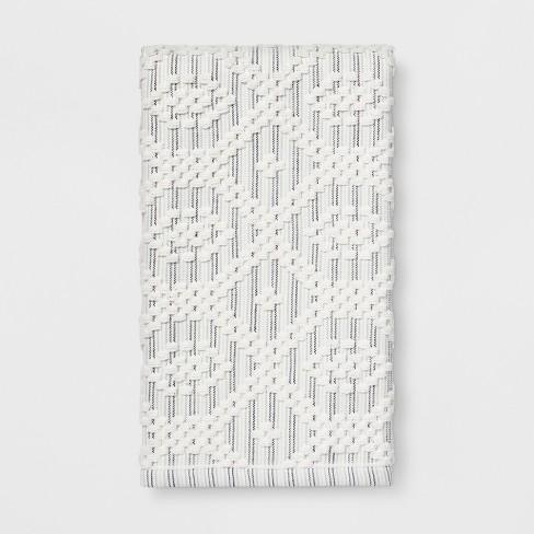 Striped Diamond Bath and Hand Towel - Threshold™