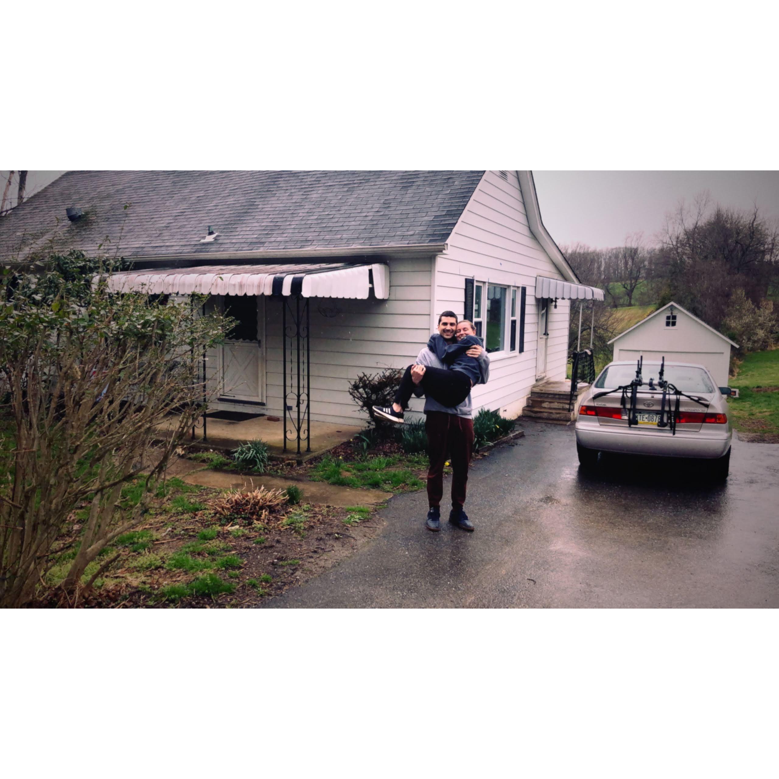 Our first home together
