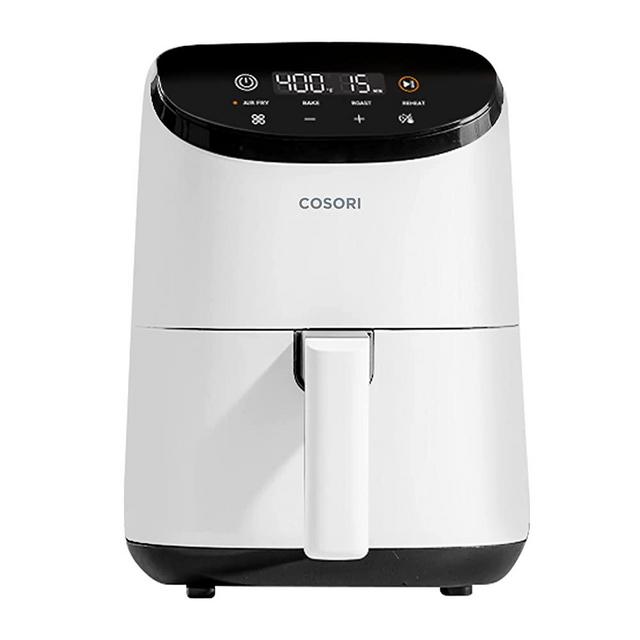 COSORI Small Air Fryer Oven 2.1 Qt, 4-in-1 Mini Airfryer, Bake, Roast, Reheat, Space-saving & Low-noise, Nonstick and Dishwasher Safe Basket, 30 In-App Recipes, Sticker with 6 Reference Guides, White