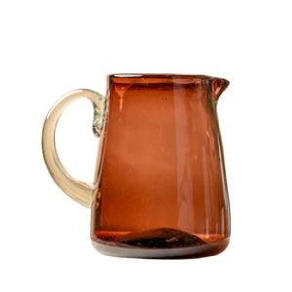 Handblown Glass Pitcher (Tamarind)