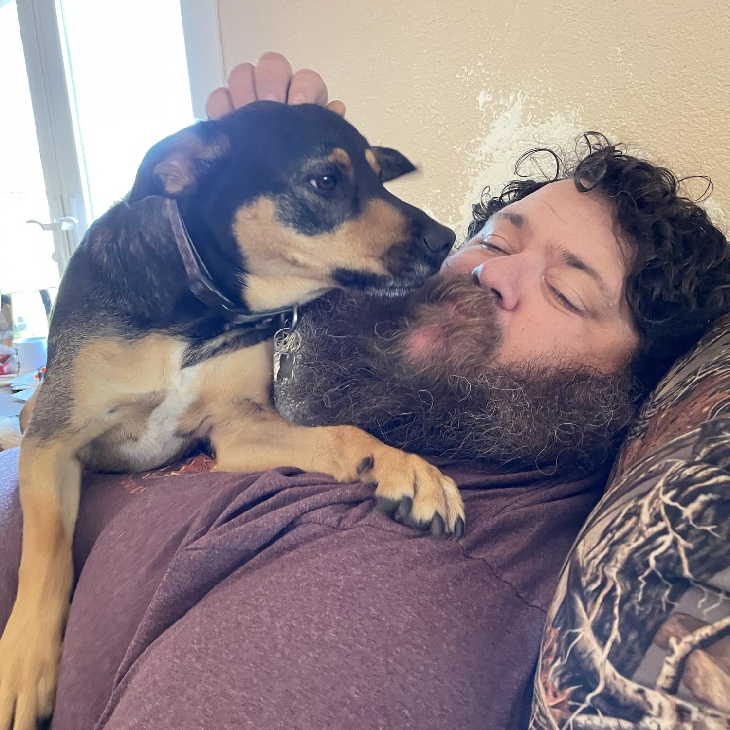 Our fur baby! Spends his time at grandmas where he’s spoiled.
