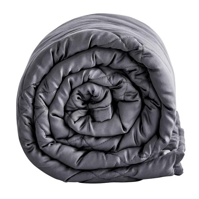 48" x 72" 15lbs Weighted Blanket Gray - Rejuve