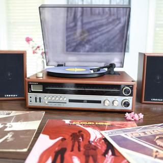 1975T Bluetooth Turntable System with Speakers