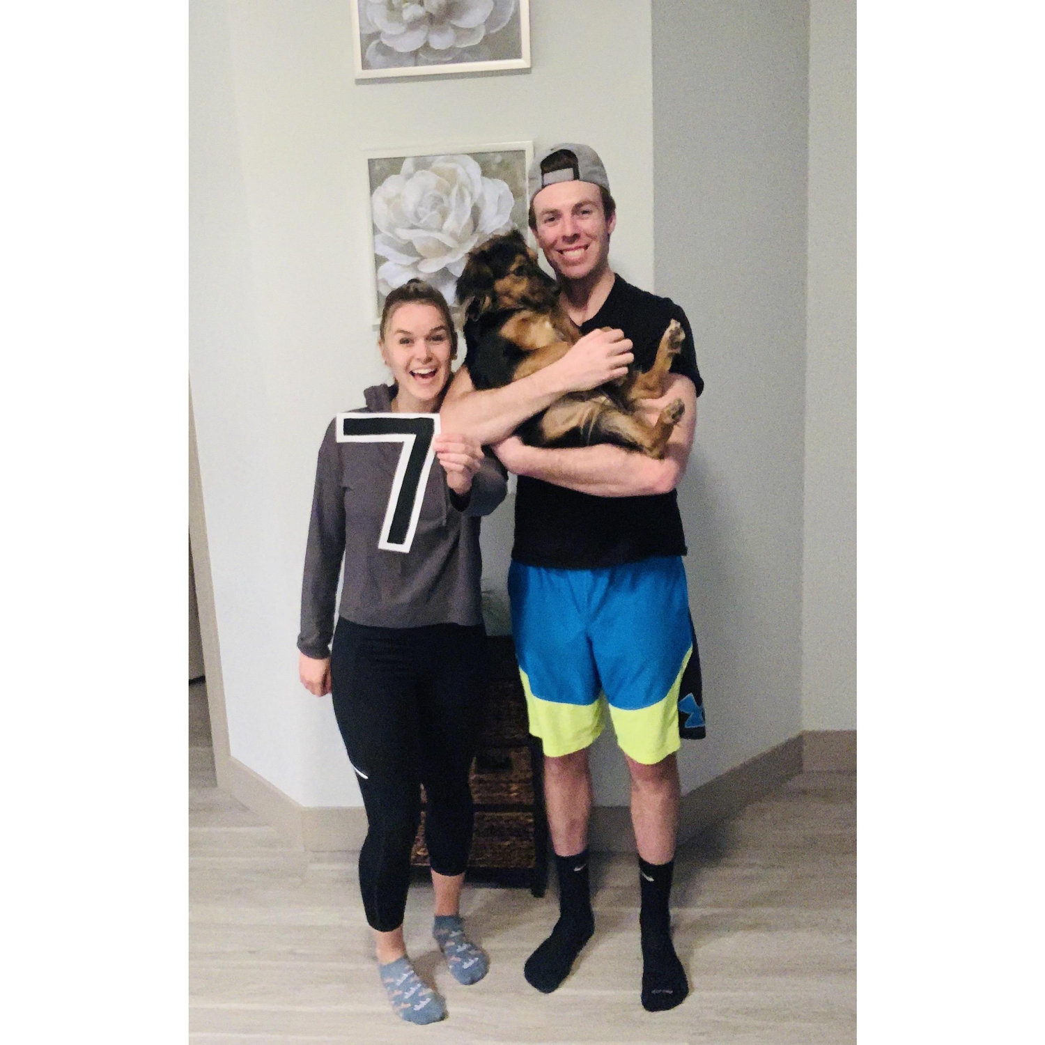 Celebrating 7 years together in their first Denver apartment!
February, 2020