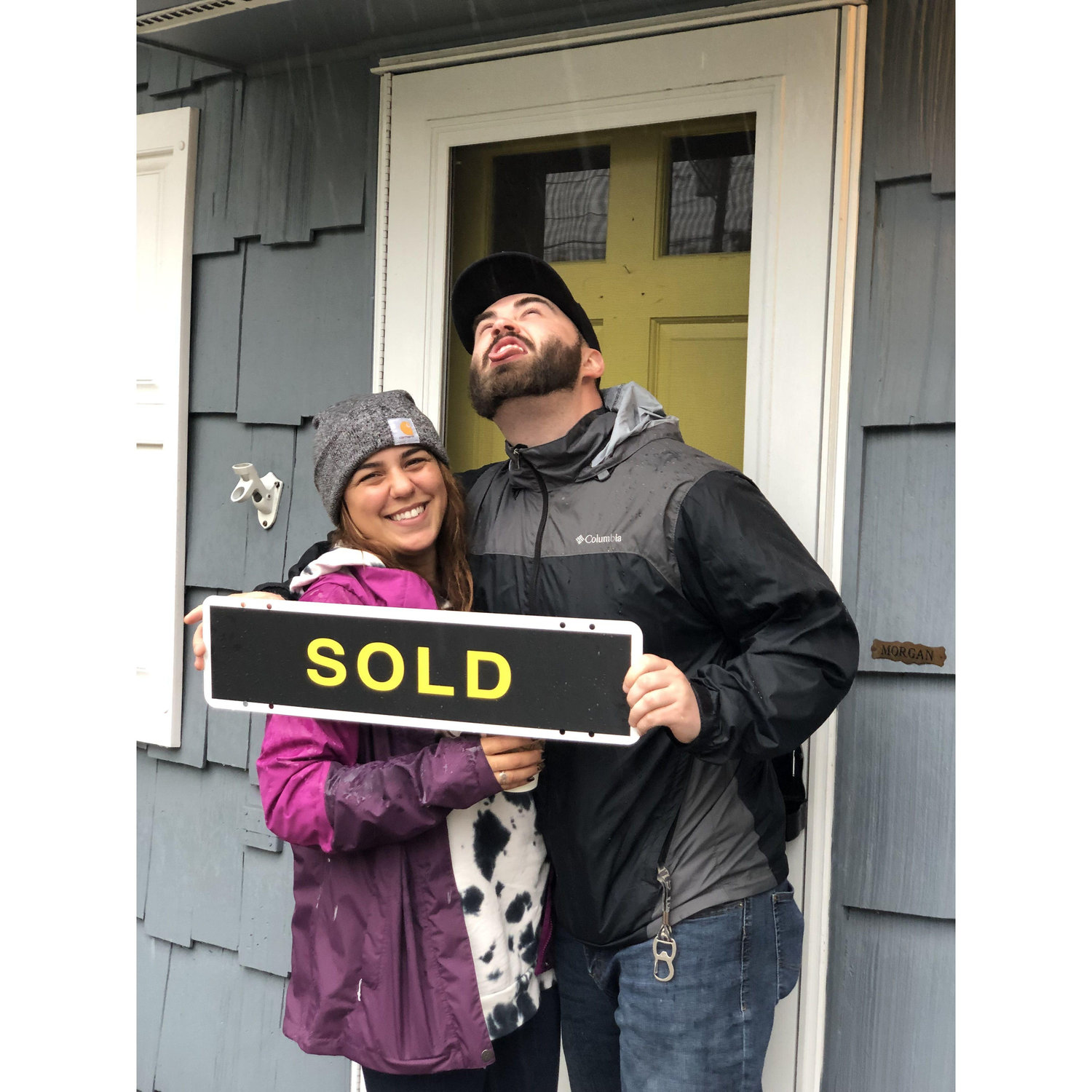 The day we closed on our loving home and the endless DIY home reno began!