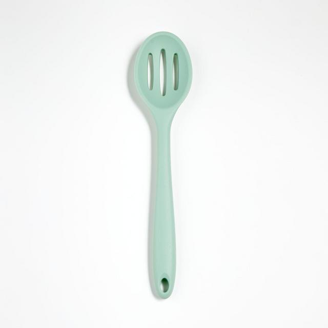 Eadie Dual-Sided Silicone Mint Slotted Spoon