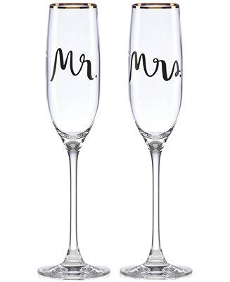 Bridal Party Mr. & Mrs. Flute Pair