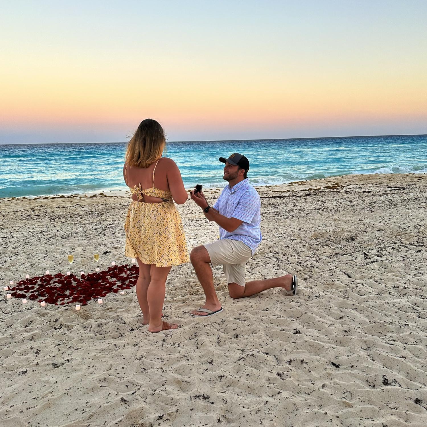 Our engagement night in Mexico was an absolute dream
