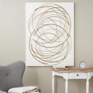 Abstract Overlapping Circle Design Wall Decor