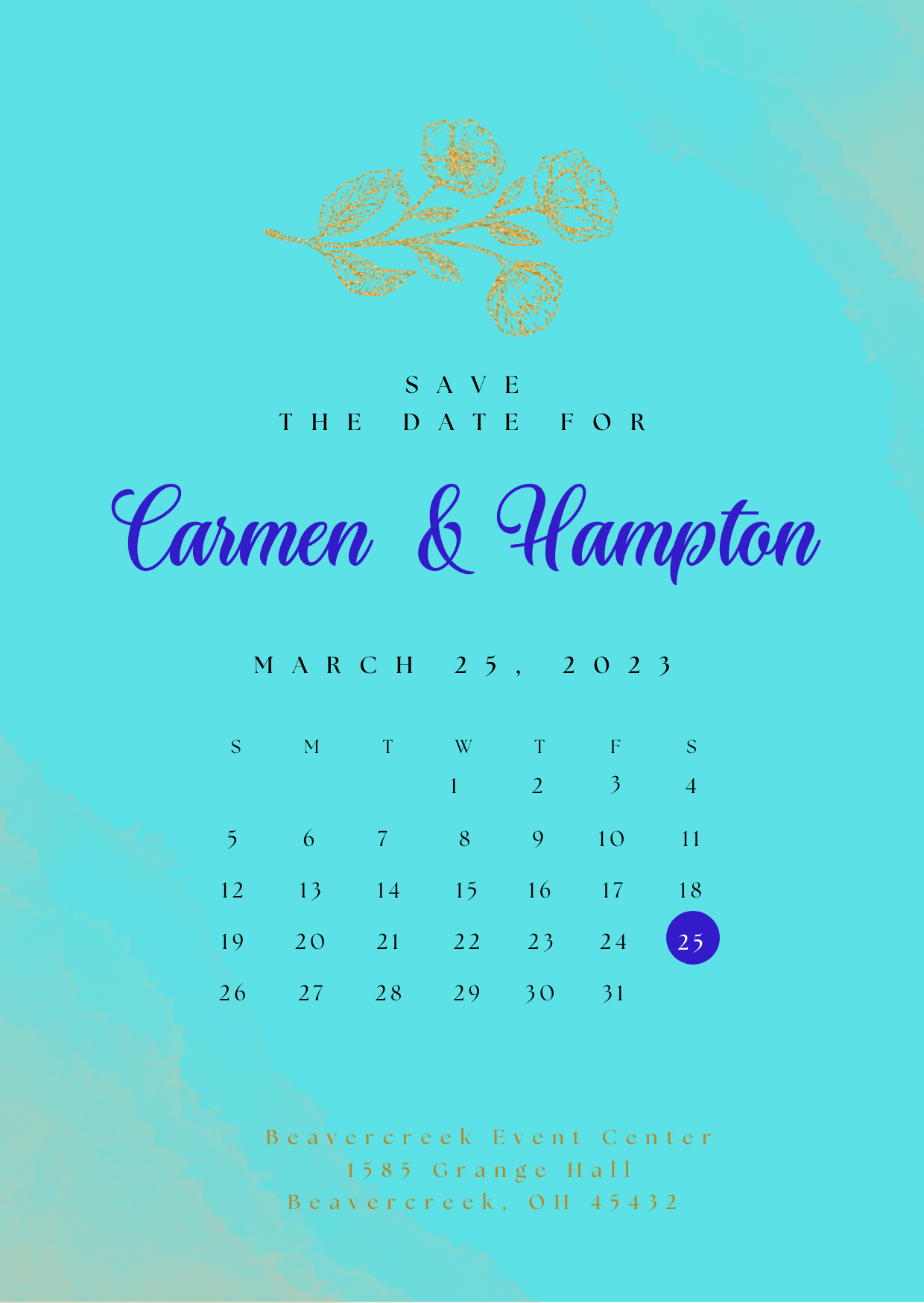 The Wedding Website of Carmen Golding and Hampton Taylor
