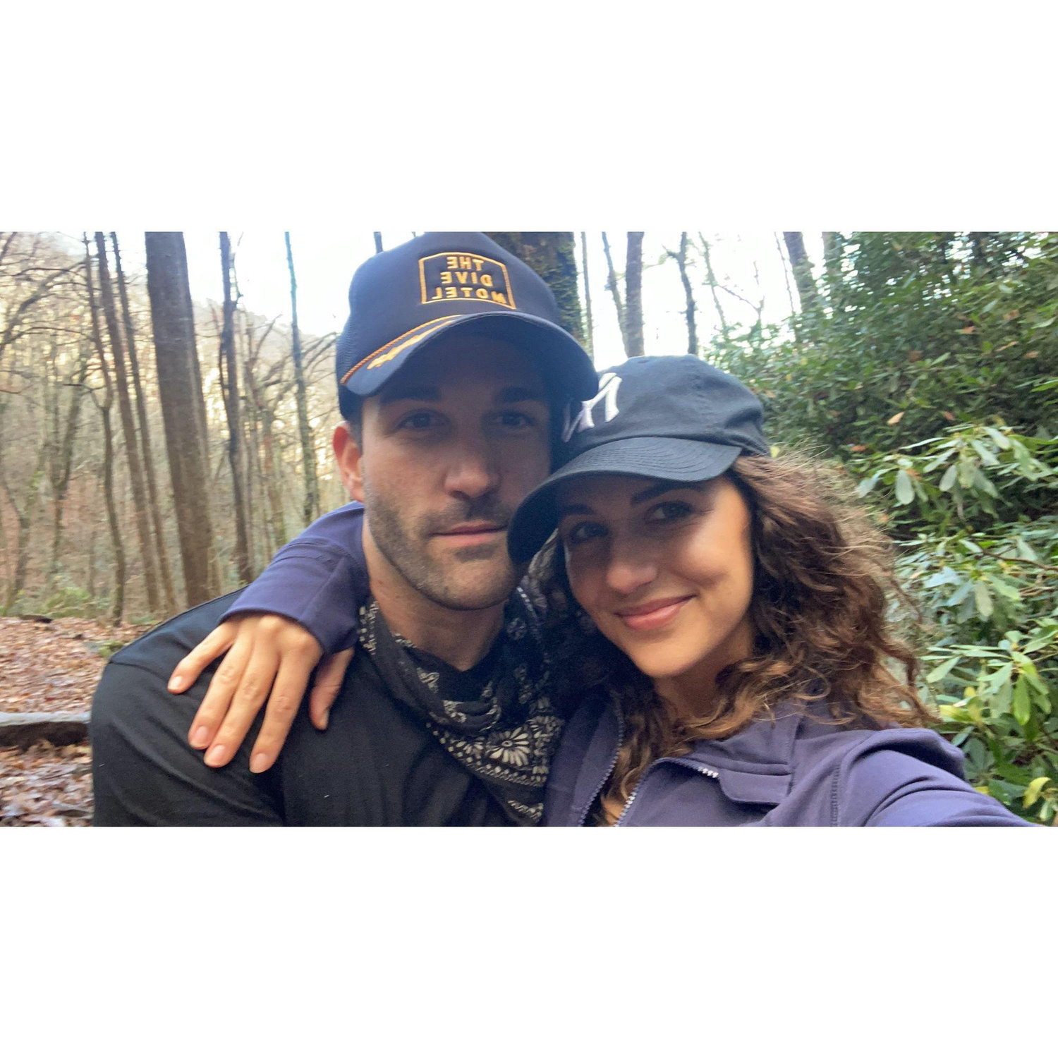 Hiking in Rob's home state, North Carolina