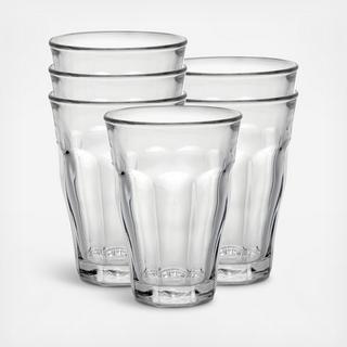 Le Picardie® Clear Tumbler, Set of 6