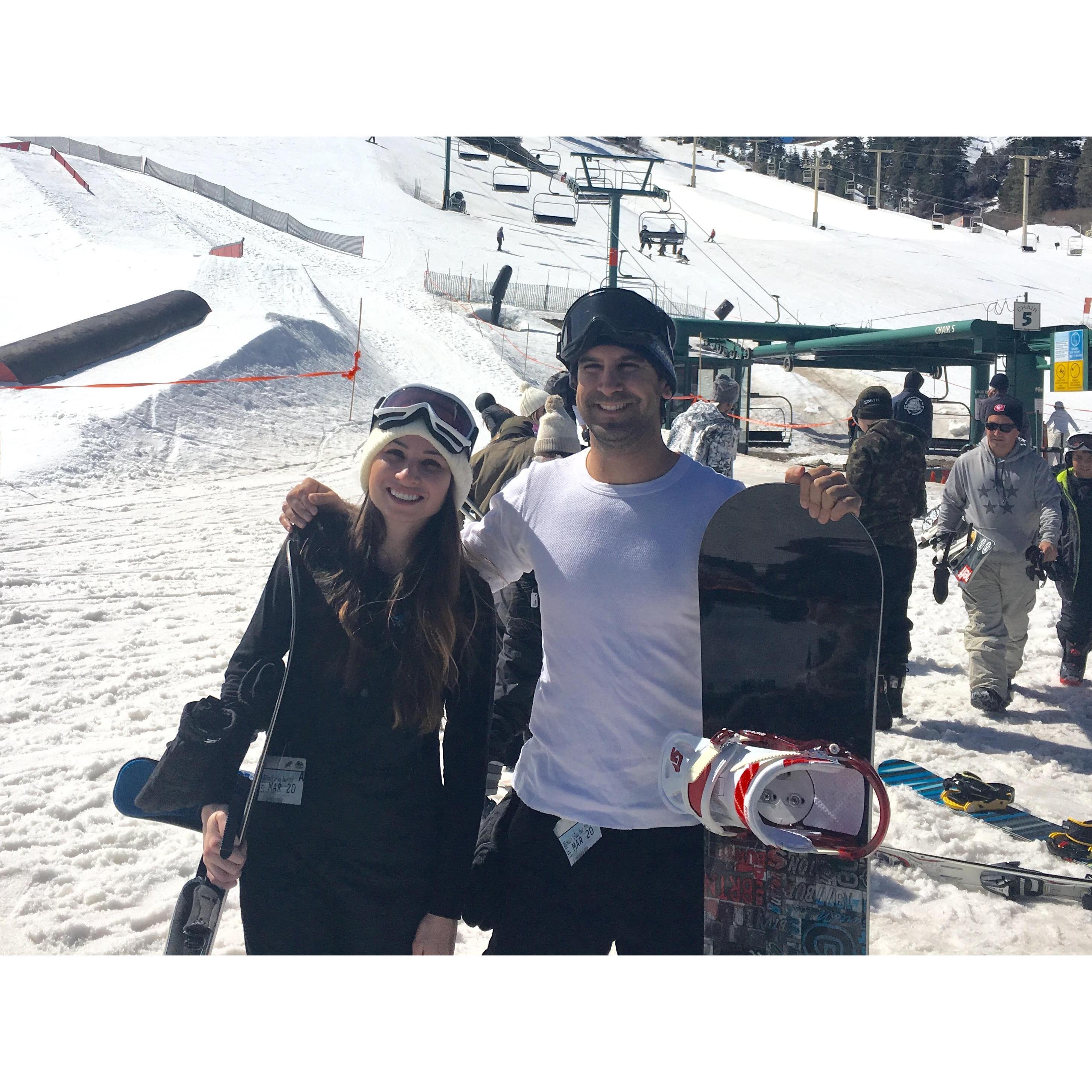 Big Bear trip where Kevin ditched Stephanie on the bunny slopes