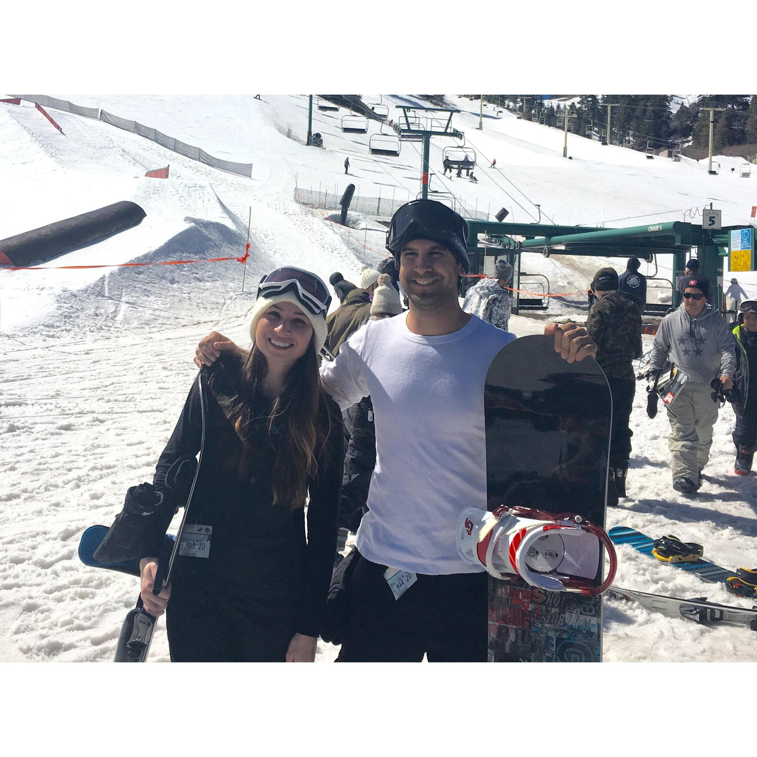 Big Bear trip where Kevin ditched Stephanie on the bunny slopes