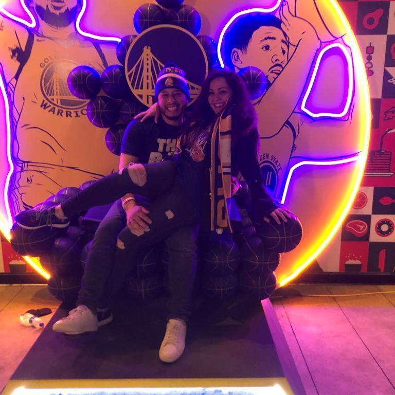 Our first warriors game together