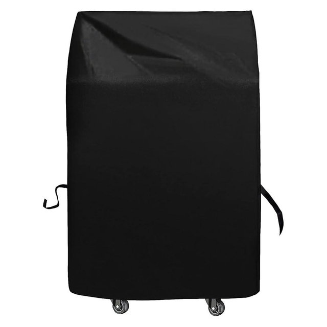 Grill Cover 30in, iCOVER Waterproof BBQ Covers for Two Burner Small Vertical Smoker, Lightweight Easy On/Off, Dustproof UV-Resistant Fit Grills with Collapsed Side Tables