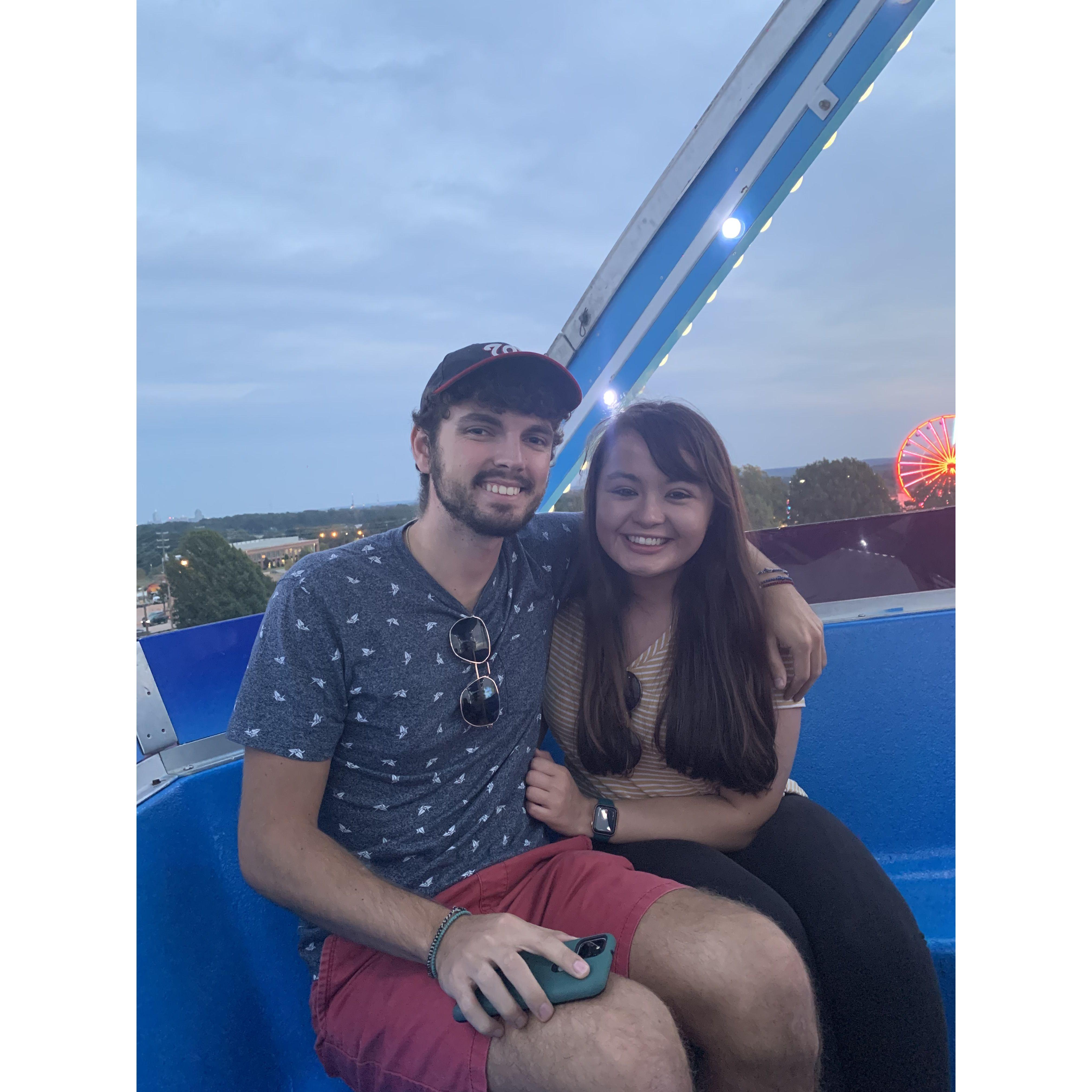 On the Ferris Wheel at the NC State Fair 2022
