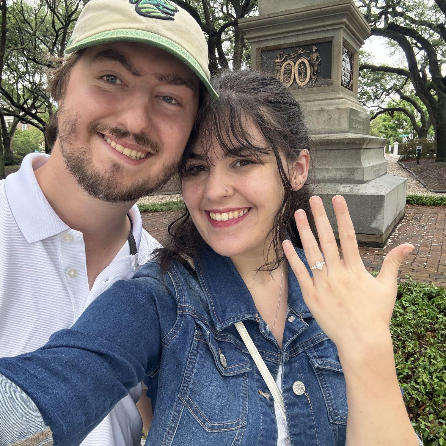 Wyatt proposed in Charleston! He took me to FIVE book stores and for a nice walk on the battery. May 2, 2026.