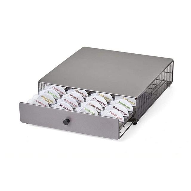 Nifty Solutions 6420 Beverage Capsule Drawer, 9 1/2 x 15 3/4 x 3 3/4, Black