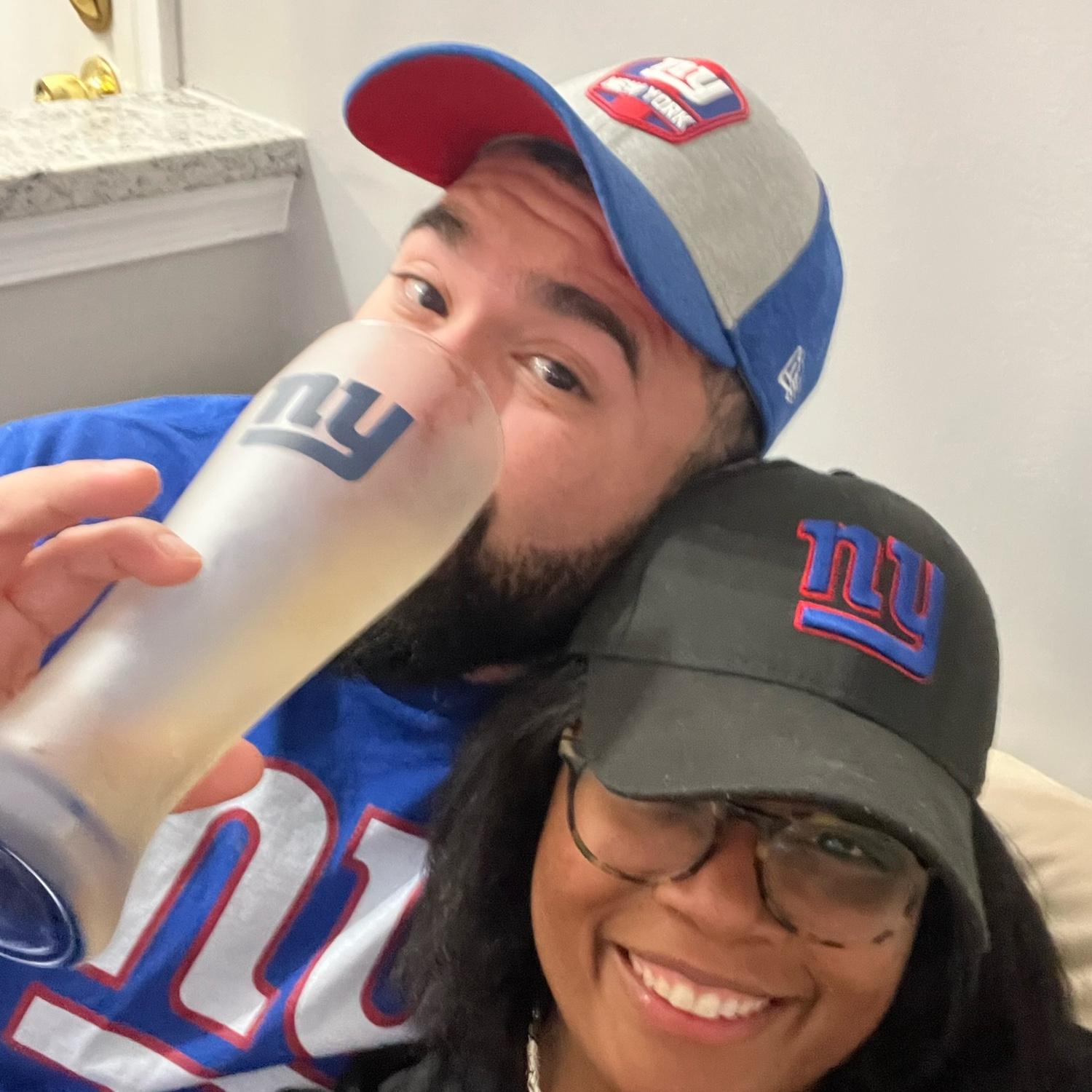 Jenna is marrying into being a Giants fan.