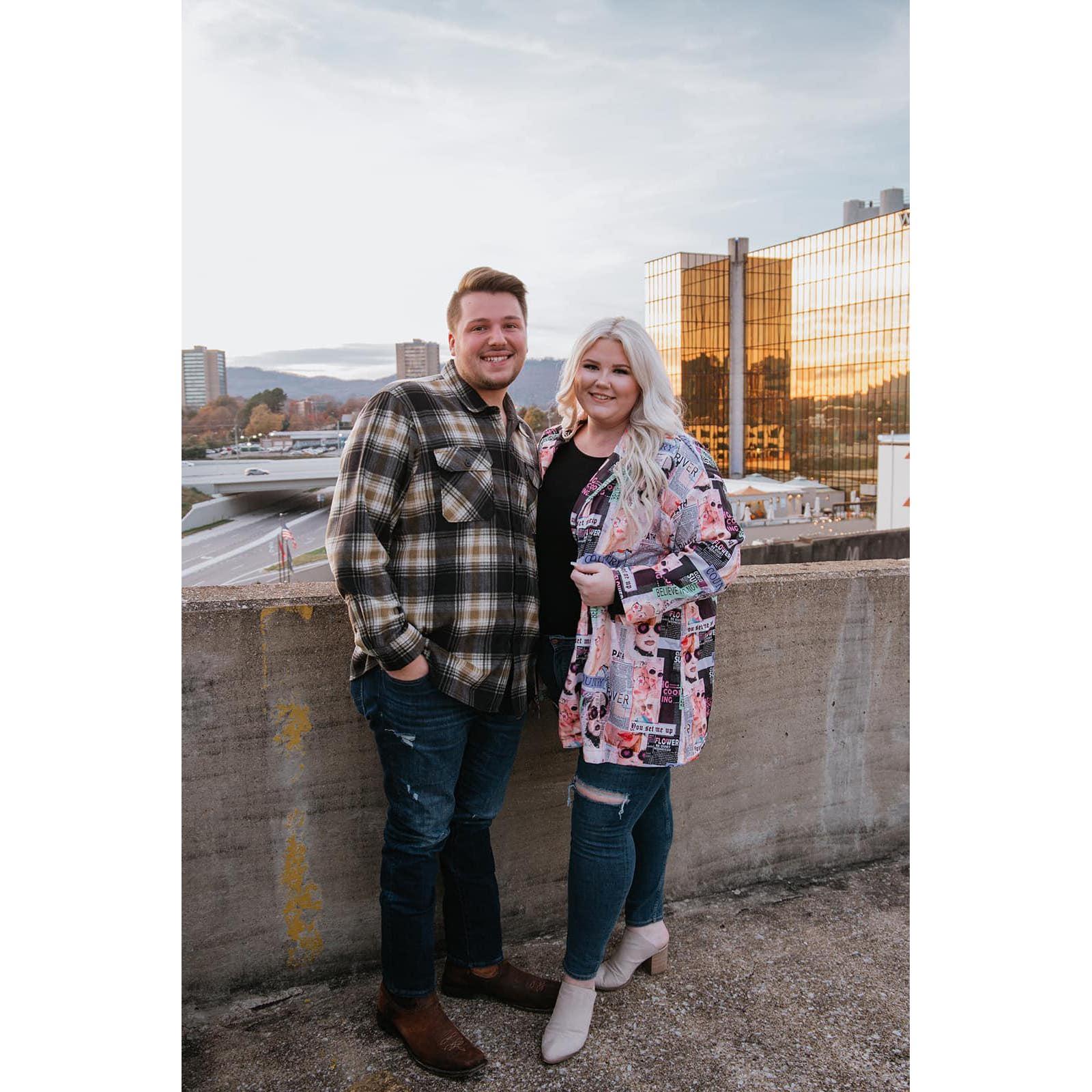 One of Jackson's many trips to Chattanooga to visit Cali at UTC.
