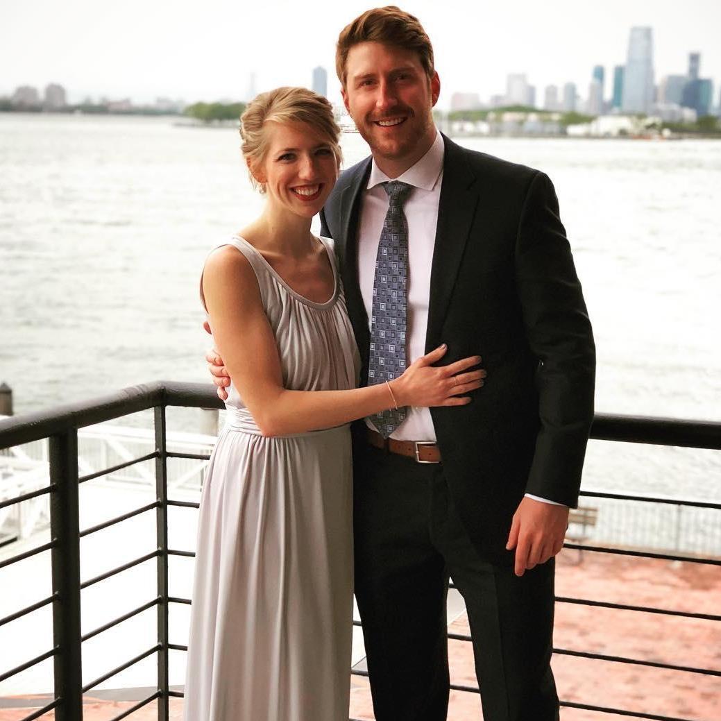 Celebrating our friends, Sarah and David, at their wedding in Brooklyn, New York