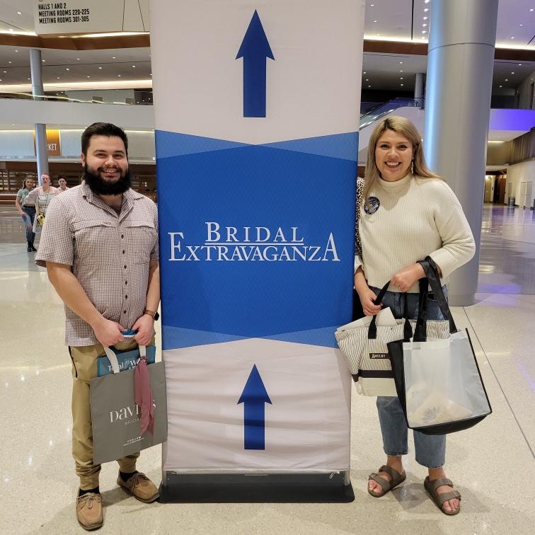 A mere week after getting engaged we attended a bridal extravaganza!