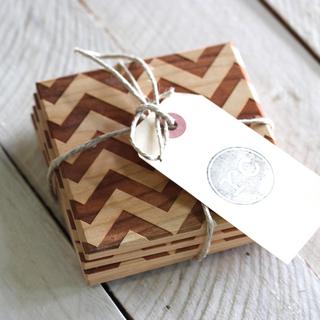 Chevron Coaster, Set of 4