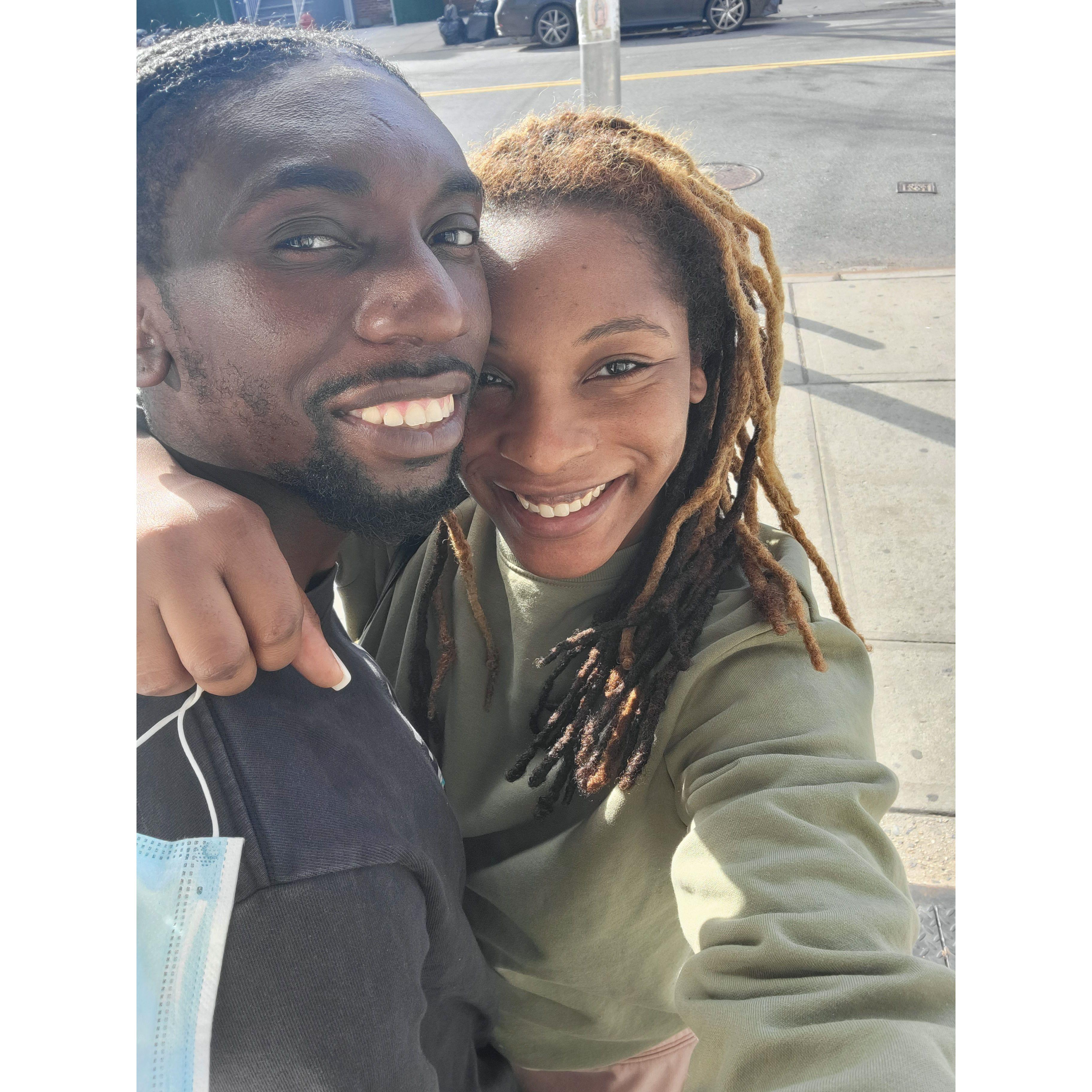 Two young love birds