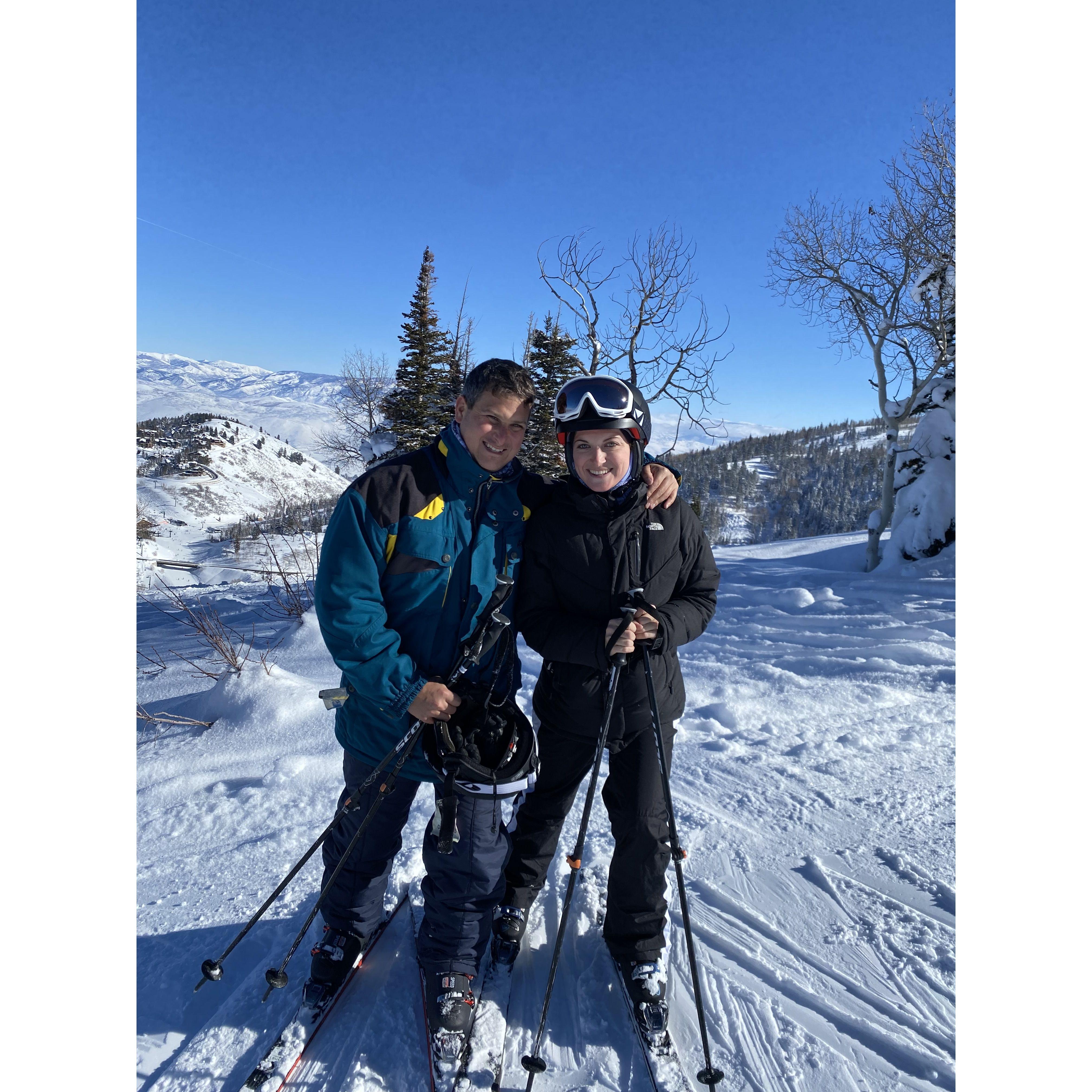 Skiing in Park City