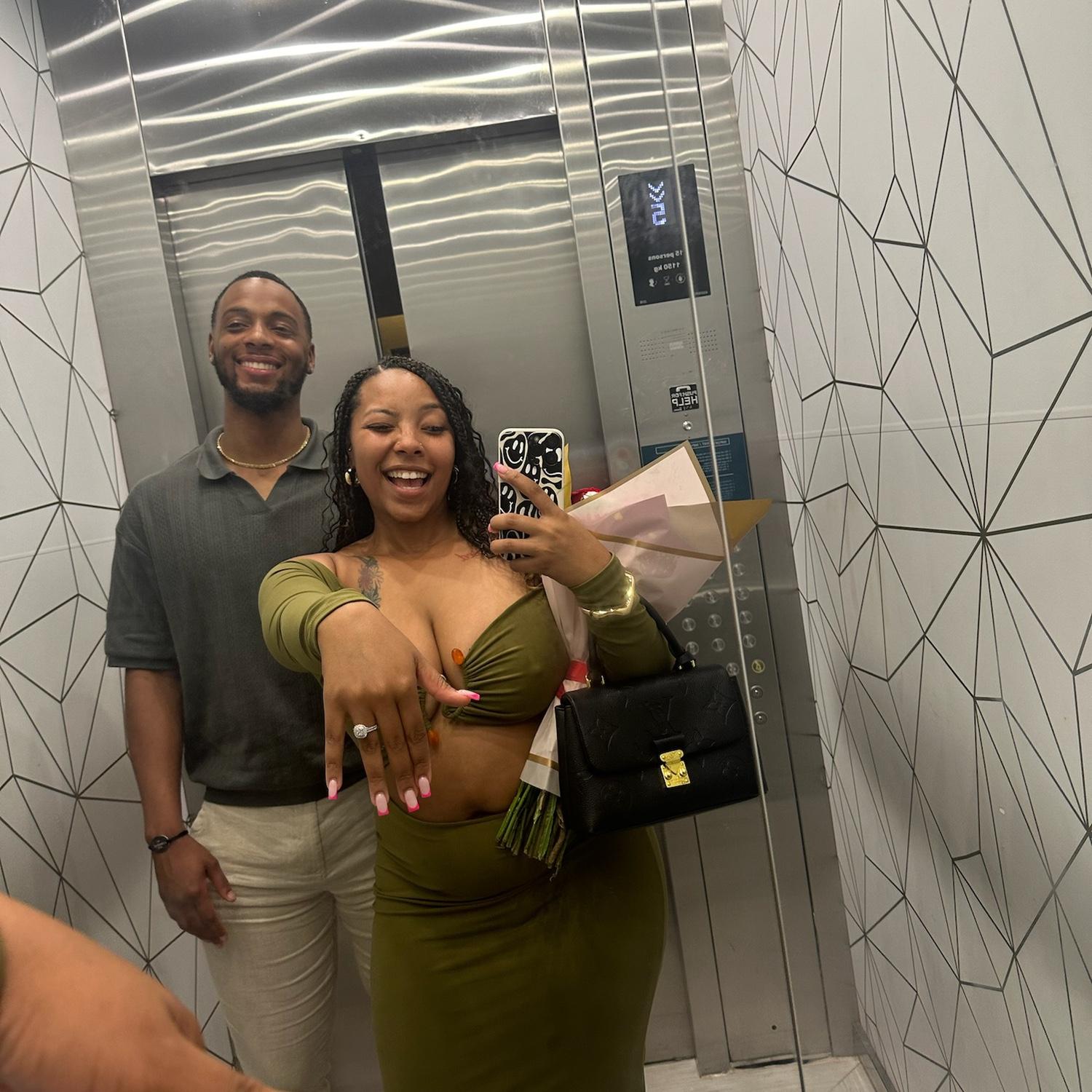 I said yes!!!!🫶🏽🫶🏽🫶🏽💍