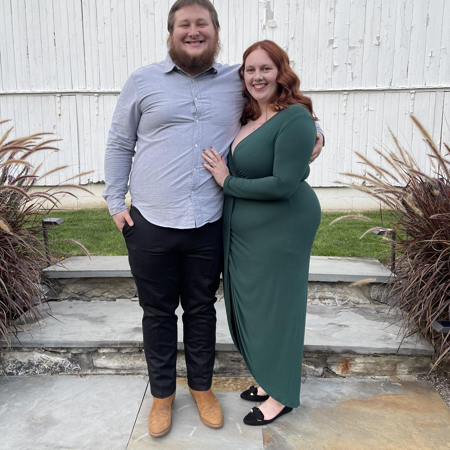 The after we got engaged, no one knew, it was our secret!