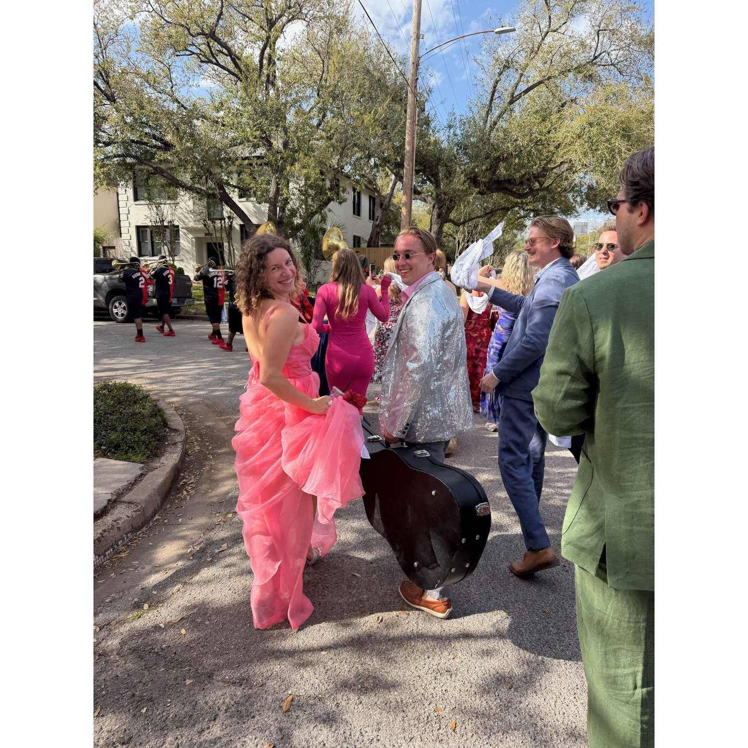 Second line for our friends Margaret and Wick's wedding