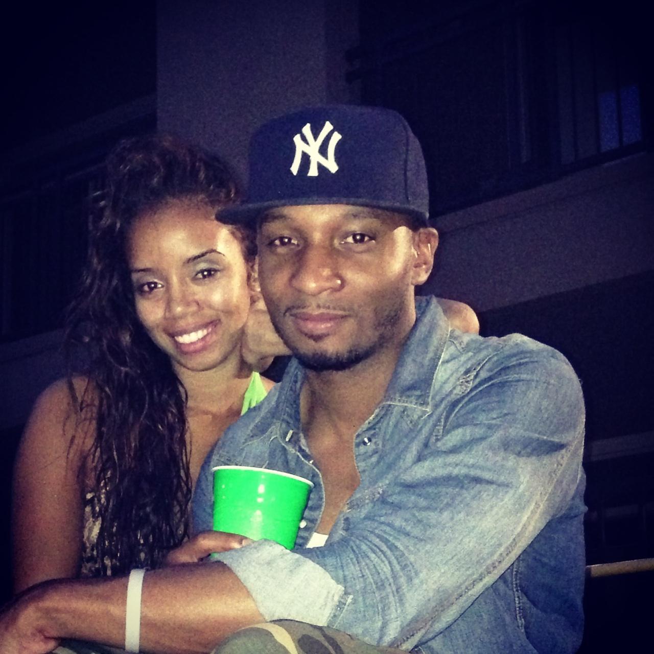 We were chilling by the pool.