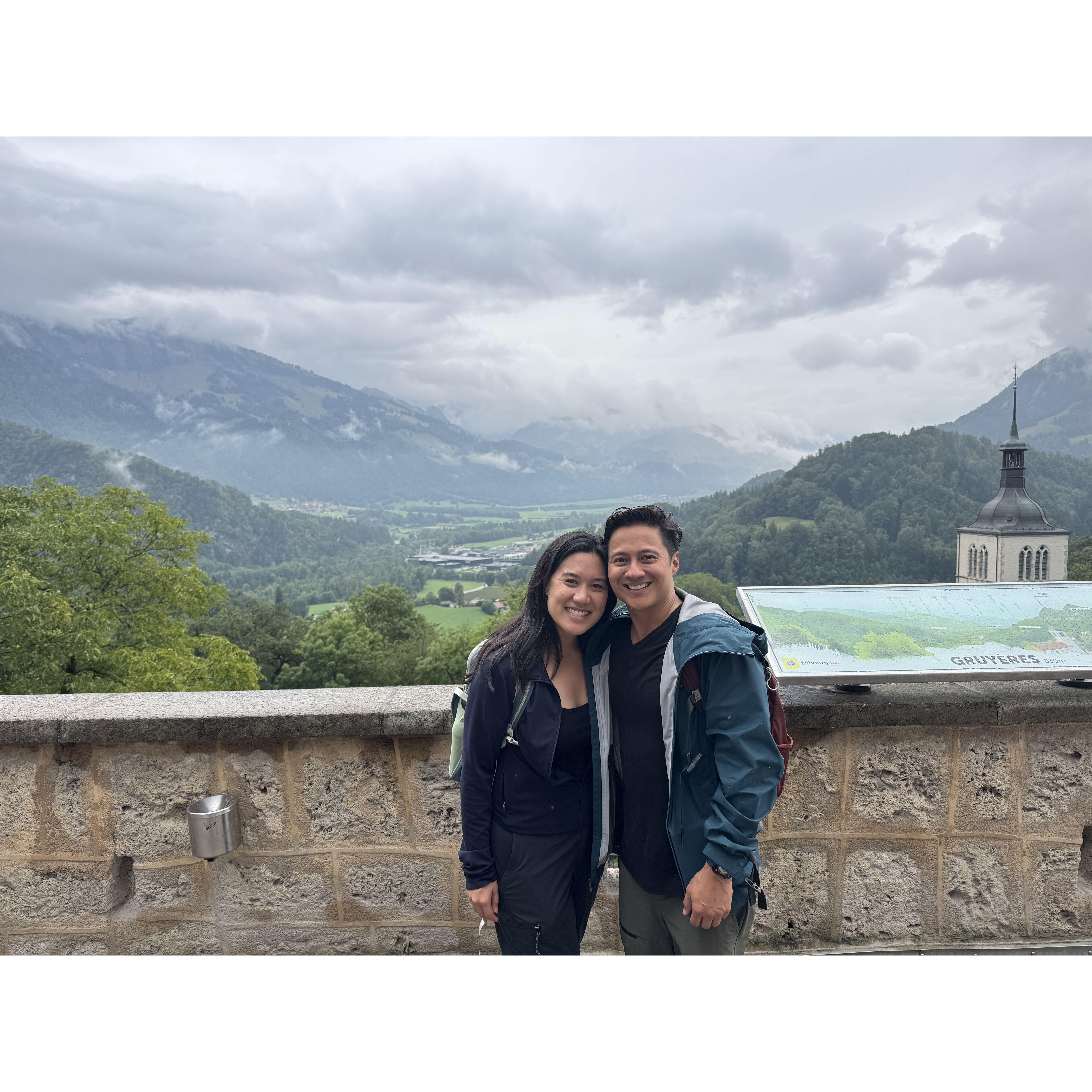 Our most recent trip in Switzerland (pre-accident!)
