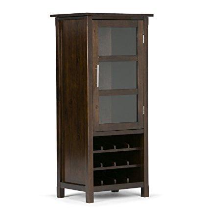 Storage Wine & Liquor Rack, Rich Tobacco Brown