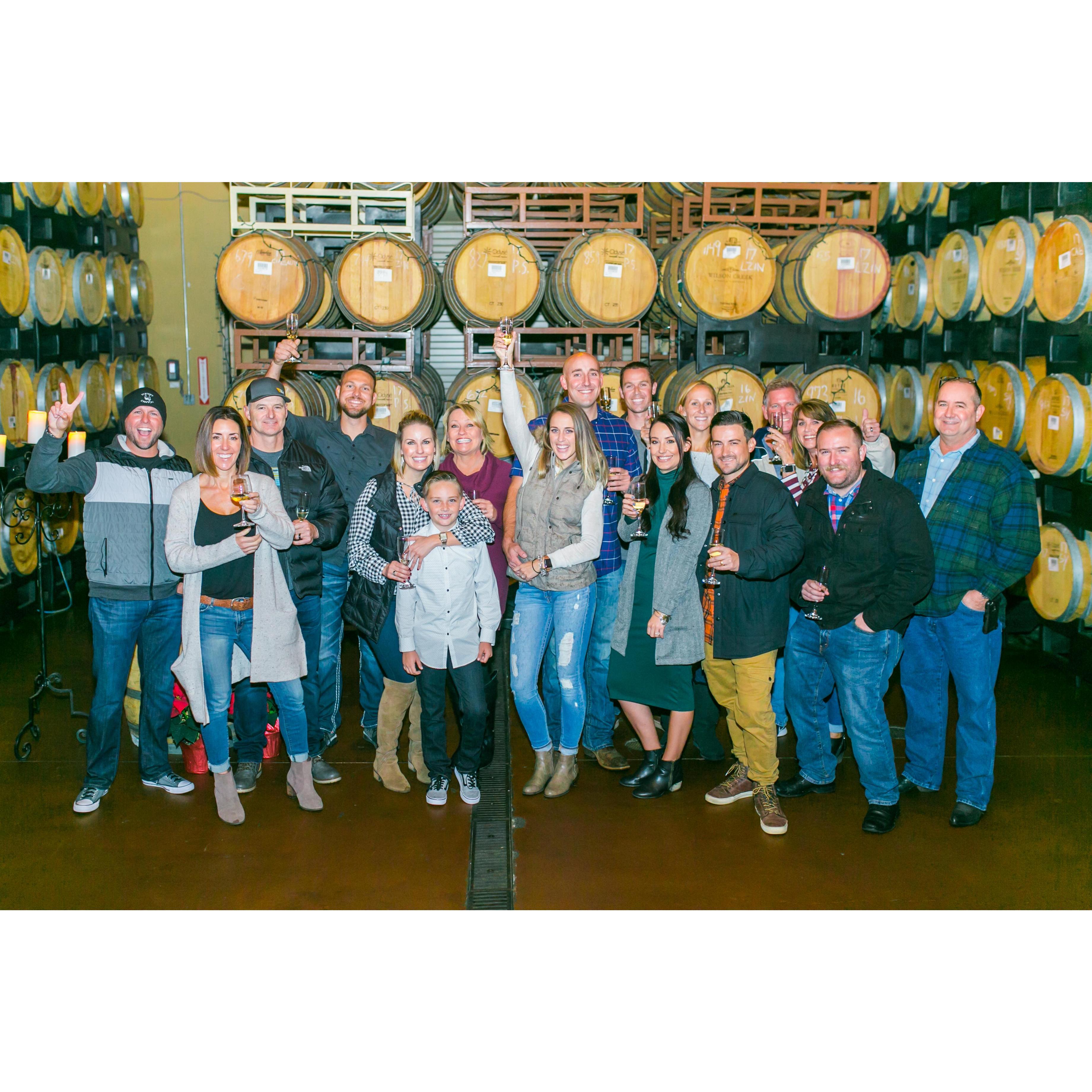 Jake made sure to have our family and some of our closest friends there for the big day