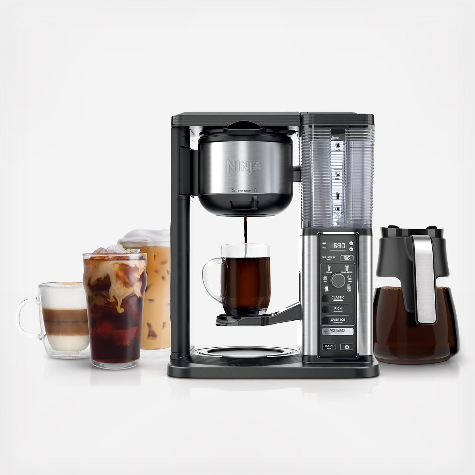 Ninja 14-Cup Black Plastic with Natural Stainless Steel Residential Drip Coffee  Maker in the Coffee Makers department at