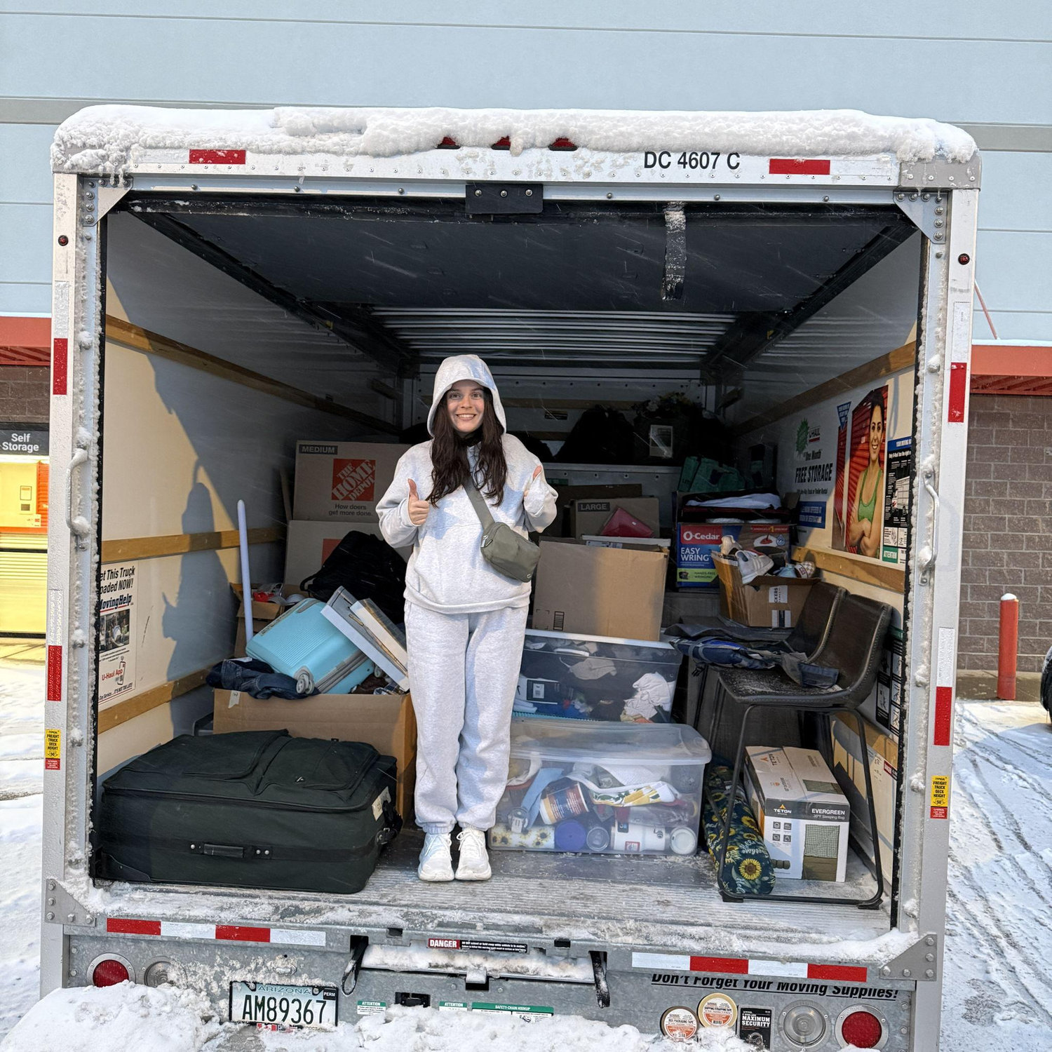Moving Virginia's final load of belongings from Colorado to Tennessee.