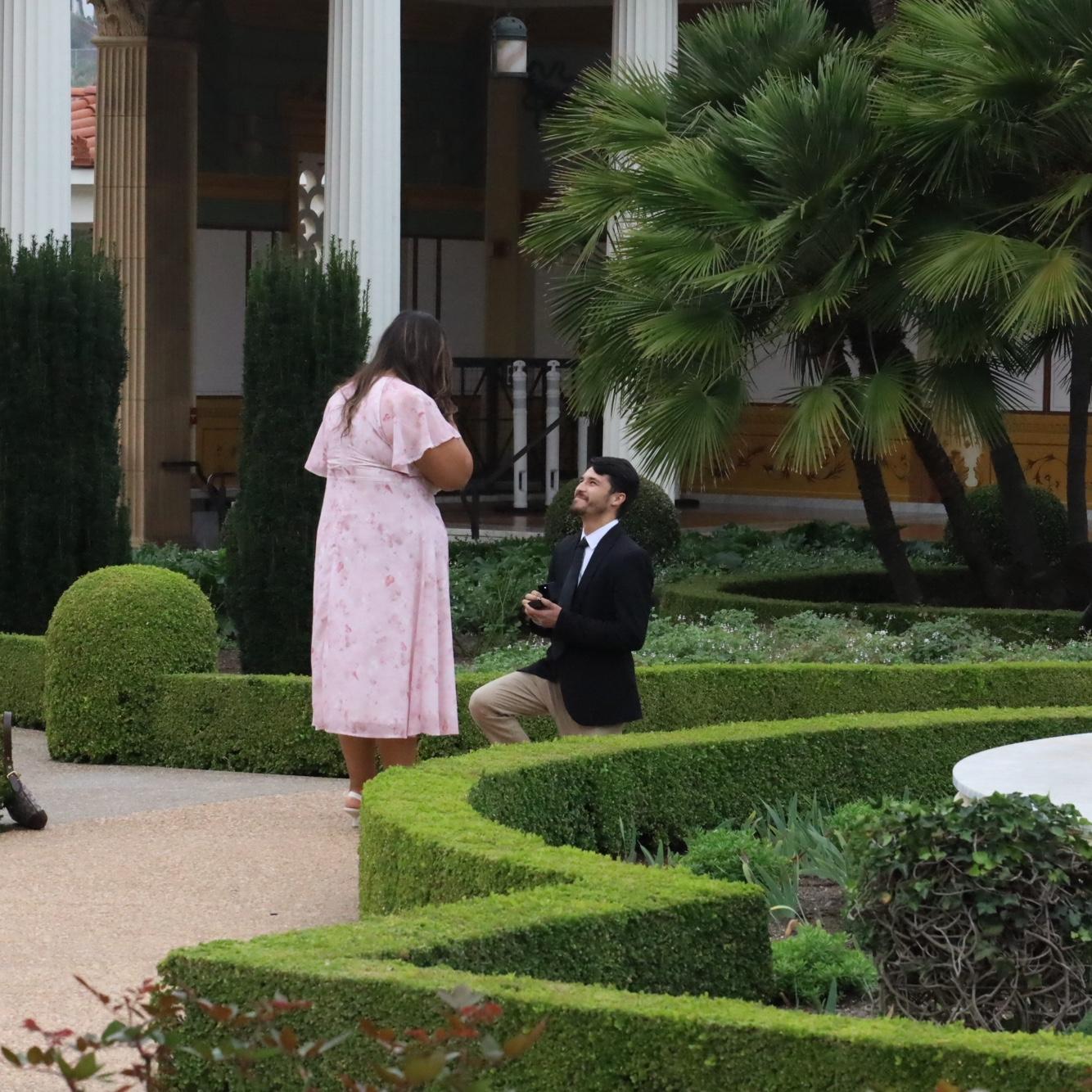 Nov 12, 2025 🤍
Engaged at the Getty Villa 🤍