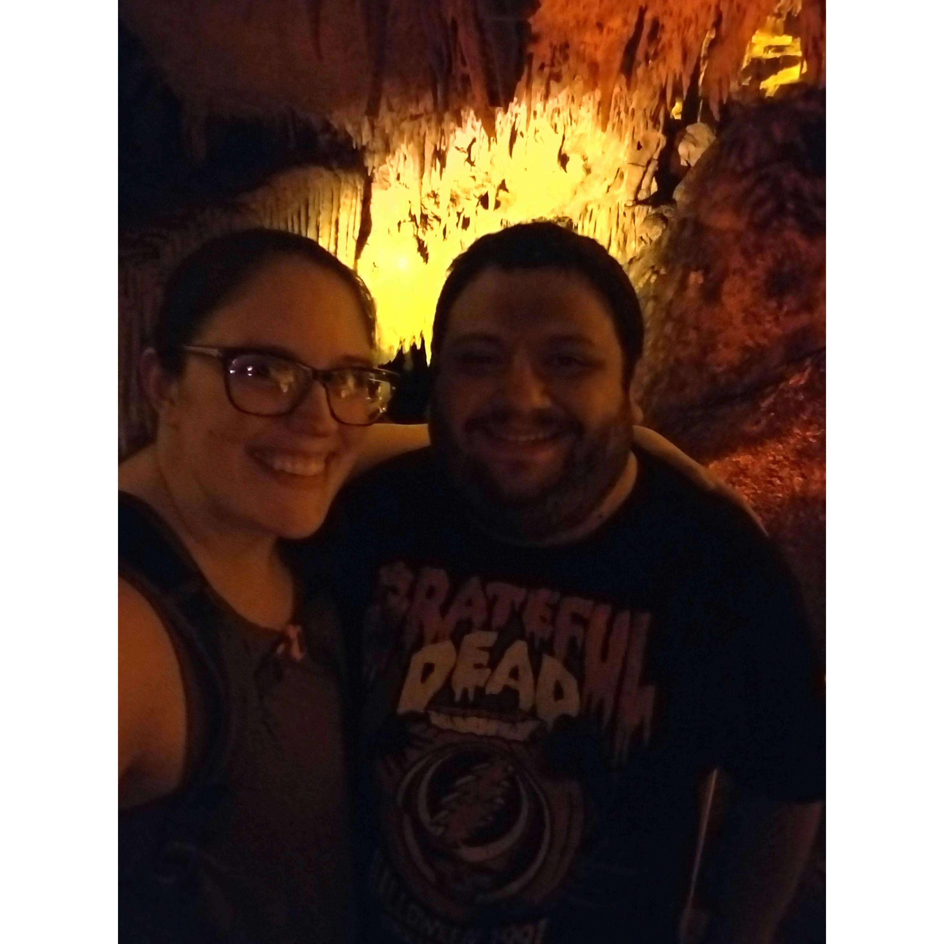 Subterranean love at Mammoth Cave.