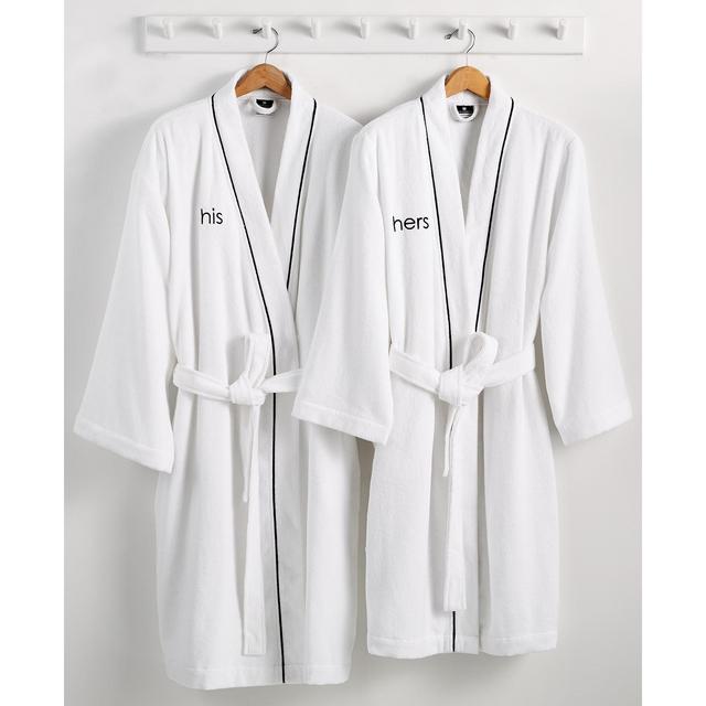 Hotel Collection His or Hers Robe, 100% Turkish Cotton, Created for Macy's
