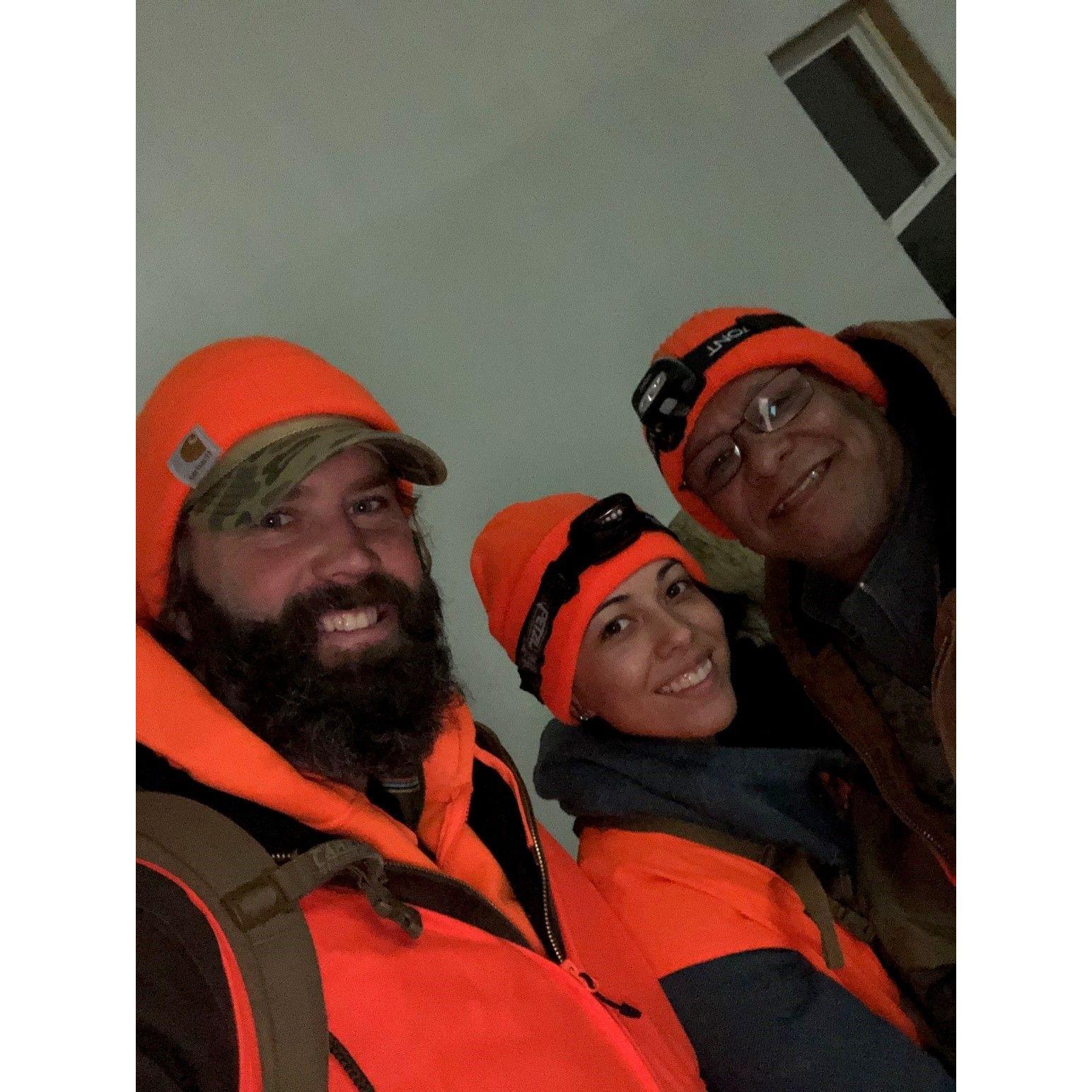 Deer hunting with Libna's dad - what a year!